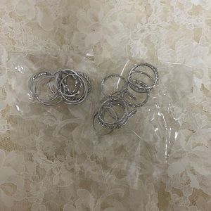 Silver rings from Amazon brand new in package